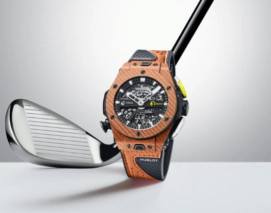 Hublot fake uhren UNICO Golfuhr aus orangefarbener Karbonfaser – Kann man beim Golfspielen noch eine Uhr tragen?